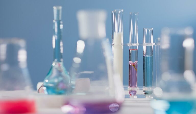 Flasks for Chemistry and Test Tubes